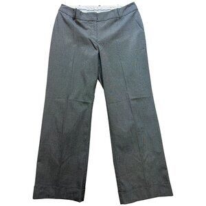 Worthington Women's Office Straight Fit Dress Pants Flat Front Size 14W Gray